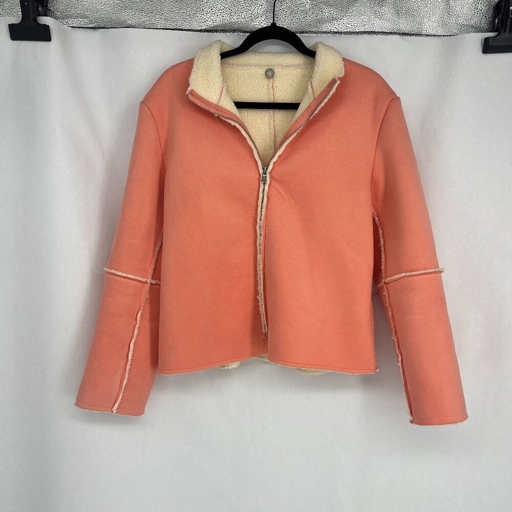 One Girl Who... |  Pink Shearling Jacket